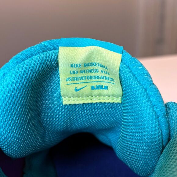 Nike LeBron James Witness Field Purple Violet Blue Basketball Sneakers US Sz 12 - Picture 12 of 13